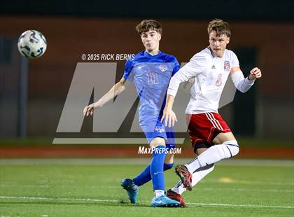 Thumbnail 3 in Grand Oaks vs Langham Creek (UIL 6A D2 Soccer Area Playoffs) photogallery.