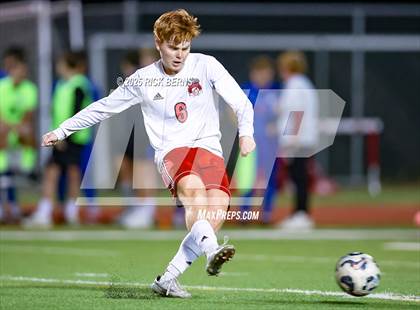 Thumbnail 1 in Grand Oaks vs Langham Creek (UIL 6A D2 Soccer Area Playoffs) photogallery.