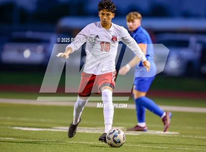 Thumbnail 2 in Grand Oaks vs Langham Creek (UIL 6A D2 Soccer Area Playoffs) photogallery.
