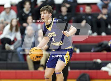 Thumbnail 2 in Civic Memorial vs. East St. Louis(IHSA Class 3A Regionals) photogallery.