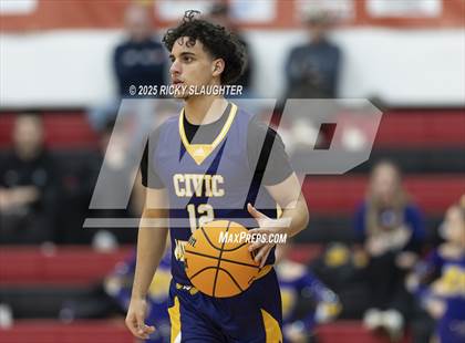 Thumbnail 3 in Civic Memorial vs. East St. Louis(IHSA Class 3A Regionals) photogallery.