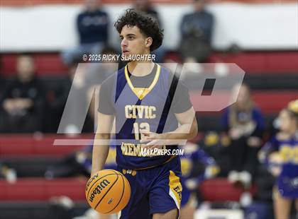 Thumbnail 2 in Civic Memorial vs. East St. Louis(IHSA Class 3A Regionals) photogallery.