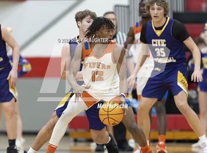 Thumbnail 3 in Civic Memorial vs. East St. Louis(IHSA Class 3A Regionals) photogallery.