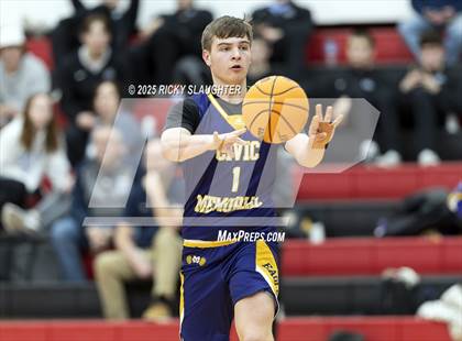 Thumbnail 1 in Civic Memorial vs. East St. Louis(IHSA Class 3A Regionals) photogallery.
