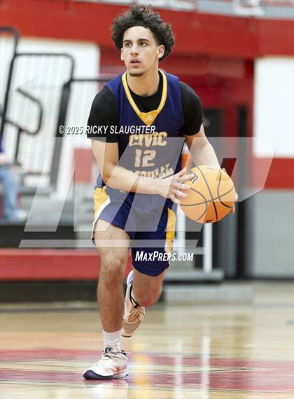 Thumbnail 1 in Civic Memorial vs. East St. Louis(IHSA Class 3A Regionals) photogallery.