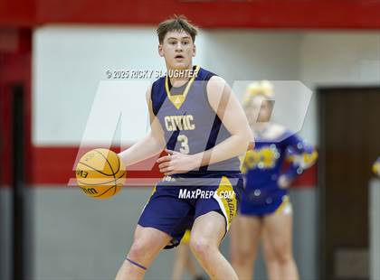 Thumbnail 2 in Civic Memorial vs. East St. Louis(IHSA Class 3A Regionals) photogallery.