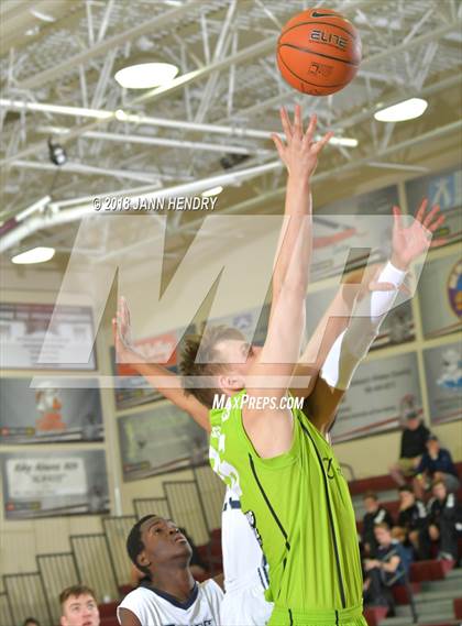Thumbnail 2 in San Gabriel Academy vs. Urspring (Ulm, Germany) (Rancho Mirage Holiday Invitational) photogallery.