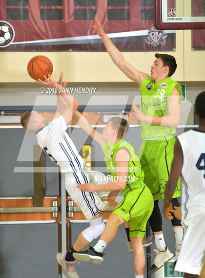 Thumbnail 2 in San Gabriel Academy vs. Urspring (Ulm, Germany) (Rancho Mirage Holiday Invitational) photogallery.