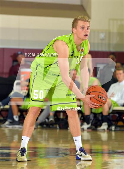 Thumbnail 2 in San Gabriel Academy vs. Urspring (Ulm, Germany) (Rancho Mirage Holiday Invitational) photogallery.