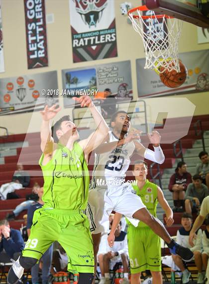 Thumbnail 1 in San Gabriel Academy vs. Urspring (Ulm, Germany) (Rancho Mirage Holiday Invitational) photogallery.