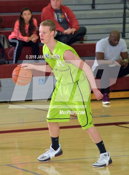 Thumbnail 2 in San Gabriel Academy vs. Urspring (Ulm, Germany) (Rancho Mirage Holiday Invitational) photogallery.