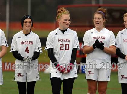 Thumbnail 1 in Arkport vs. McGraw (NYSPHSAA Class D Semifinal) photogallery.