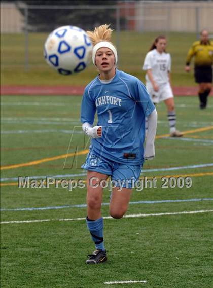 Thumbnail 1 in Arkport vs. McGraw (NYSPHSAA Class D Semifinal) photogallery.