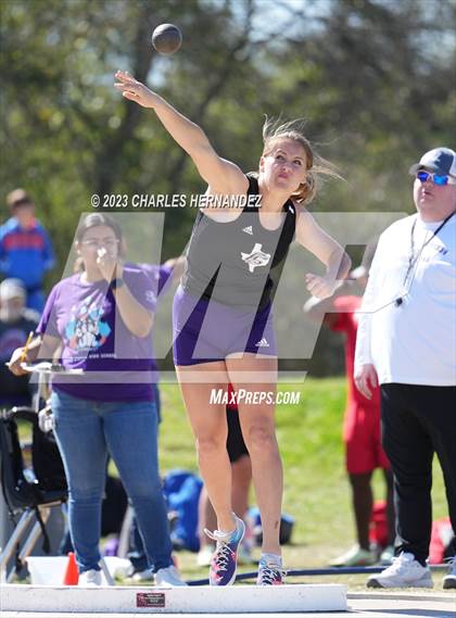 Thumbnail 2 in College Station Cougar Relays (Shotput, Pole Vault) photogallery.