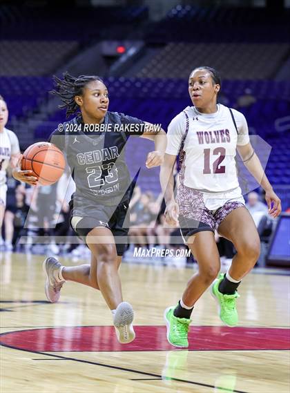 Thumbnail 3 in Mansfield Timberview vs. Cedar Park (UIL 5A Basketball Semifinal) photogallery.