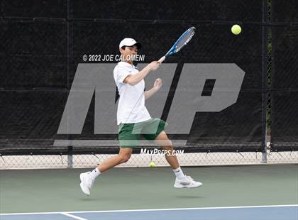 Thumbnail 1 in McAllen Memorial vs Lebanon Trail (UIL 5A Boys Singles State Quarterfinal) photogallery.