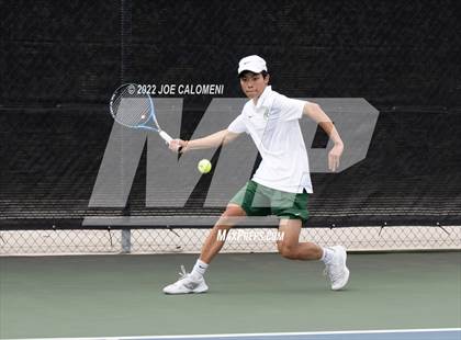 Thumbnail 3 in McAllen Memorial vs Lebanon Trail (UIL 5A Boys Singles State Quarterfinal) photogallery.