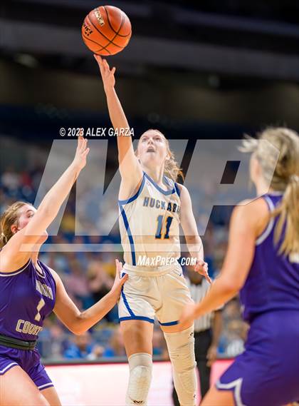 Thumbnail 3 in Huckabay vs Irion County (UIL 1A Basketball Semifinal) photogallery.