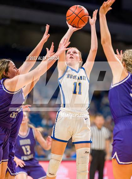 Thumbnail 1 in Huckabay vs Irion County (UIL 1A Basketball Semifinal) photogallery.