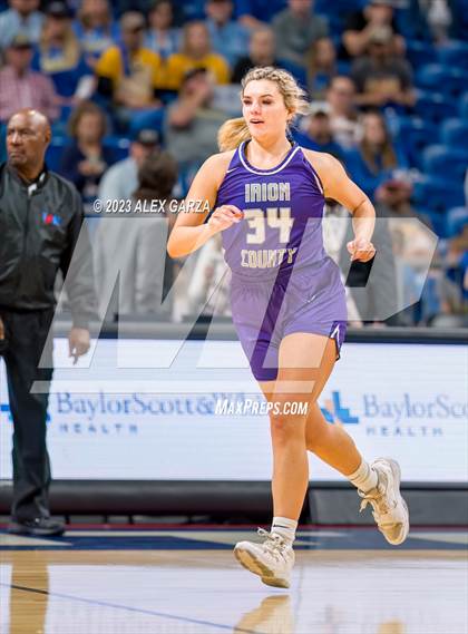 Thumbnail 3 in Huckabay vs Irion County (UIL 1A Basketball Semifinal) photogallery.