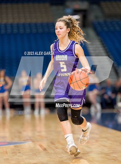 Thumbnail 3 in Huckabay vs Irion County (UIL 1A Basketball Semifinal) photogallery.