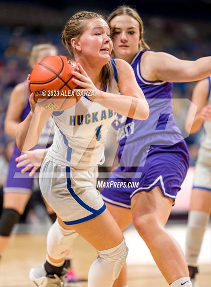 Thumbnail 2 in Huckabay vs Irion County (UIL 1A Basketball Semifinal) photogallery.