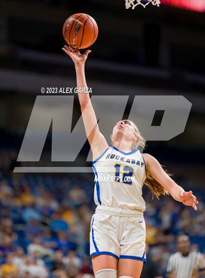 Thumbnail 2 in Huckabay vs Irion County (UIL 1A Basketball Semifinal) photogallery.