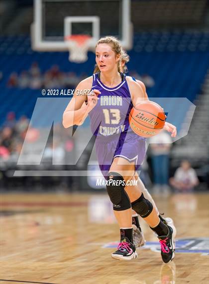 Thumbnail 3 in Huckabay vs Irion County (UIL 1A Basketball Semifinal) photogallery.