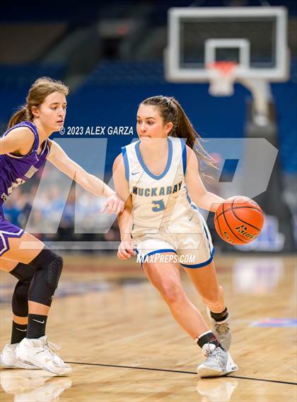 Thumbnail 2 in Huckabay vs Irion County (UIL 1A Basketball Semifinal) photogallery.