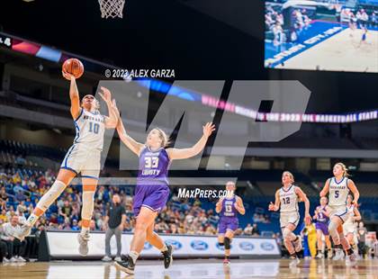 Thumbnail 1 in Huckabay vs Irion County (UIL 1A Basketball Semifinal) photogallery.