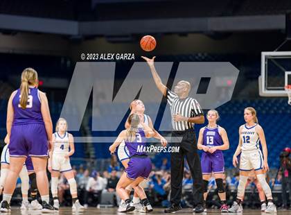 Thumbnail 3 in Huckabay vs Irion County (UIL 1A Basketball Semifinal) photogallery.