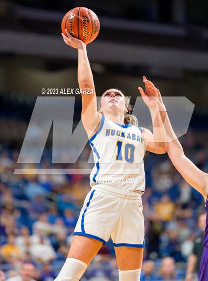 Thumbnail 3 in Huckabay vs Irion County (UIL 1A Basketball Semifinal) photogallery.
