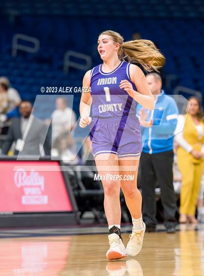 Thumbnail 2 in Huckabay vs Irion County (UIL 1A Basketball Semifinal) photogallery.