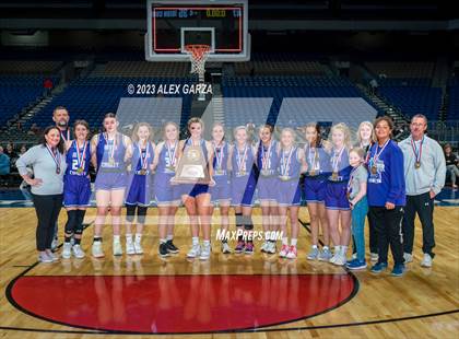 Thumbnail 2 in Huckabay vs Irion County (UIL 1A Basketball Semifinal) photogallery.