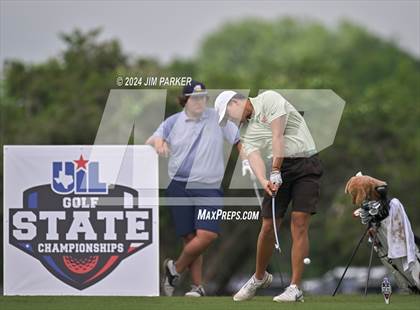 Thumbnail 1 in UIL 6A Golf State Final (Round 1) photogallery.