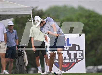 Thumbnail 1 in UIL 6A Golf State Final (Round 1) photogallery.