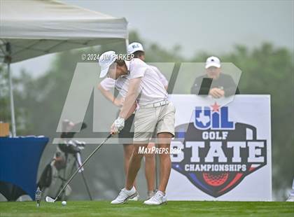 Thumbnail 3 in UIL 6A Golf State Final (Round 1) photogallery.