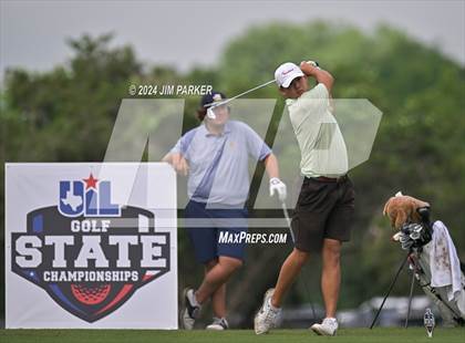 Thumbnail 1 in UIL 6A Golf State Final (Round 1) photogallery.