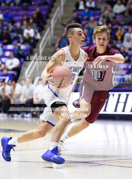 Thumbnail 2 in Herriman vs. Pleasant Grove (UHSAA 6A Quarterfinal) photogallery.