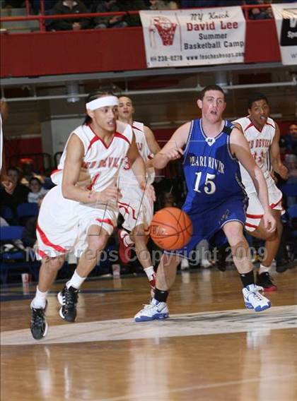 Thumbnail 1 in Peekskill vs Pearl River (Section 1A Semifinal) photogallery.