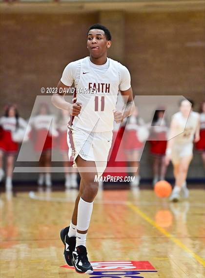 Thumbnail 1 in (CHSAA 3A Boys Basketball First Round) Yuma vs Faith Christian photogallery.