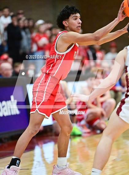 Thumbnail 1 in (CHSAA 3A Boys Basketball First Round) Yuma vs Faith Christian photogallery.