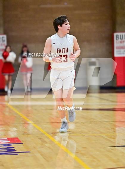 Thumbnail 2 in (CHSAA 3A Boys Basketball First Round) Yuma vs Faith Christian photogallery.
