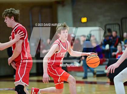 Thumbnail 1 in (CHSAA 3A Boys Basketball First Round) Yuma vs Faith Christian photogallery.