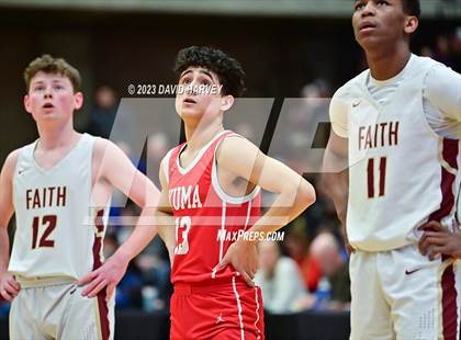 Thumbnail 2 in (CHSAA 3A Boys Basketball First Round) Yuma vs Faith Christian photogallery.