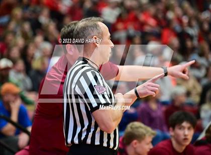 Thumbnail 3 in (CHSAA 3A Boys Basketball First Round) Yuma vs Faith Christian photogallery.