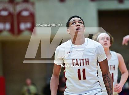 Thumbnail 3 in (CHSAA 3A Boys Basketball First Round) Yuma vs Faith Christian photogallery.