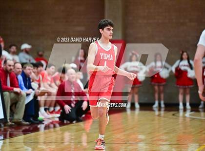 Thumbnail 2 in (CHSAA 3A Boys Basketball First Round) Yuma vs Faith Christian photogallery.