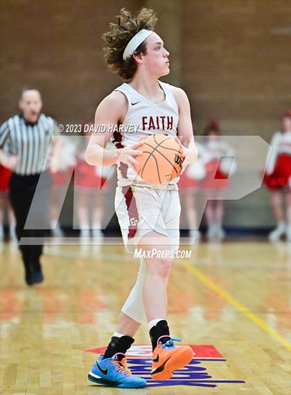 Thumbnail 3 in (CHSAA 3A Boys Basketball First Round) Yuma vs Faith Christian photogallery.