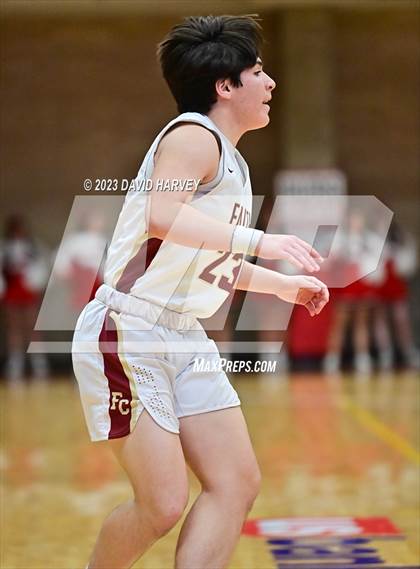 Thumbnail 3 in (CHSAA 3A Boys Basketball First Round) Yuma vs Faith Christian photogallery.